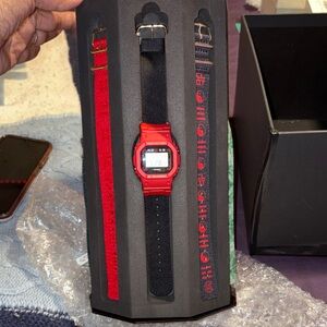 G-shock Red and Black Digital Watch Set